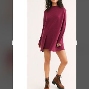 Free people super luxe wool sweater dress ⭐️